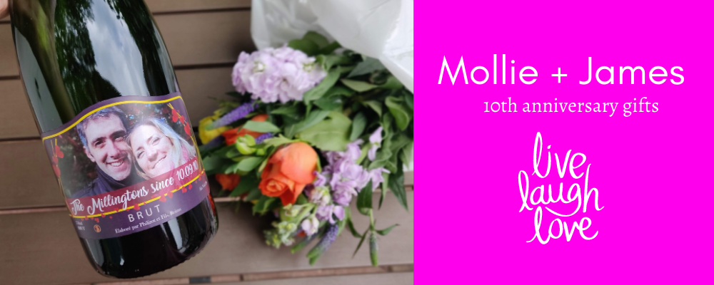 Celebrating our 10th wedding anniverary