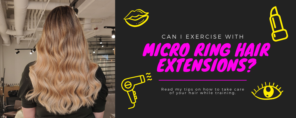 Can I exercise with hair extensions?