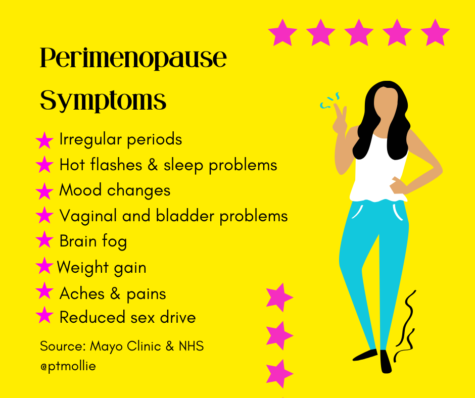 Coping strategies for perimenopause PT Mollie